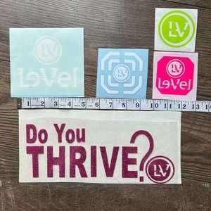 Le-Vel - THRIVE Vinyl Decals (5qty)